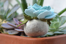 Load image into Gallery viewer, Stone Softie Plant Pal - Sky Blue Bloom