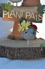 Load image into Gallery viewer, Stone Softie Plant Pal - Ladybug and Yellow Bloom