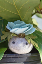 Load image into Gallery viewer, Stone Softie Plant Pal - Sky Blue Bloom