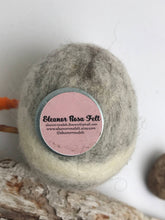 Load image into Gallery viewer, Stone Frosty - Felted Wool Stone Softie Ornament