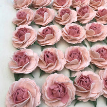 Load image into Gallery viewer, Merino Wool Blend Felt Floral Brooch/ Coat Pin - Blush Peony