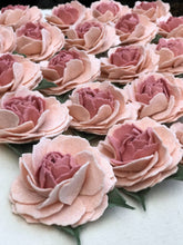 Load image into Gallery viewer, Merino Wool Blend Felt Floral Brooch/ Coat Pin - Blush Peony