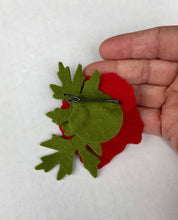 Load image into Gallery viewer, Merino Wool Felt Flower Pin - Ready to Ship