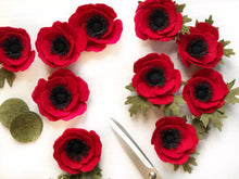 Load image into Gallery viewer, Merino Wool Felt Flower Pin - Ready to Ship