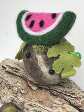 Load image into Gallery viewer, Felted Wool Stone Softie - Watermelon Patch