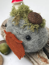 Load image into Gallery viewer, Felted Wool Stone Softie - Bearded Hip Dude