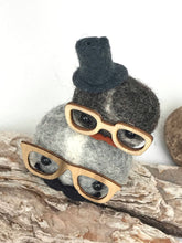 Load image into Gallery viewer, Felted Wool Stone Softie - Dapper Dudes Stack