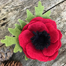 Load image into Gallery viewer, Merino Wool Felt Flower Pin - Ready to Ship