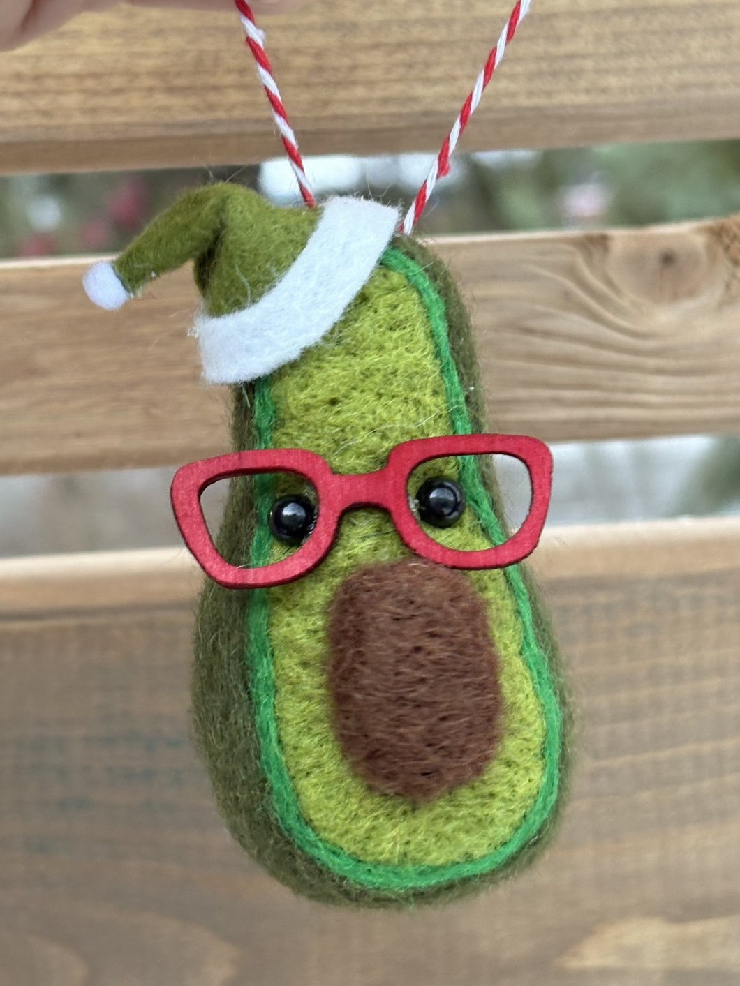 Felted Wool Stone Softie Ornament - Adopt-A-Thon Adoptee!