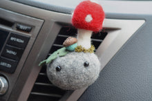 Load image into Gallery viewer, Stone Softie Vehicle Vent Clip/ Essential Oil Diffuser - Red Toadstool
