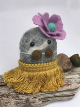 Load image into Gallery viewer, Felted Wool Stone Softie - Hula Girl
