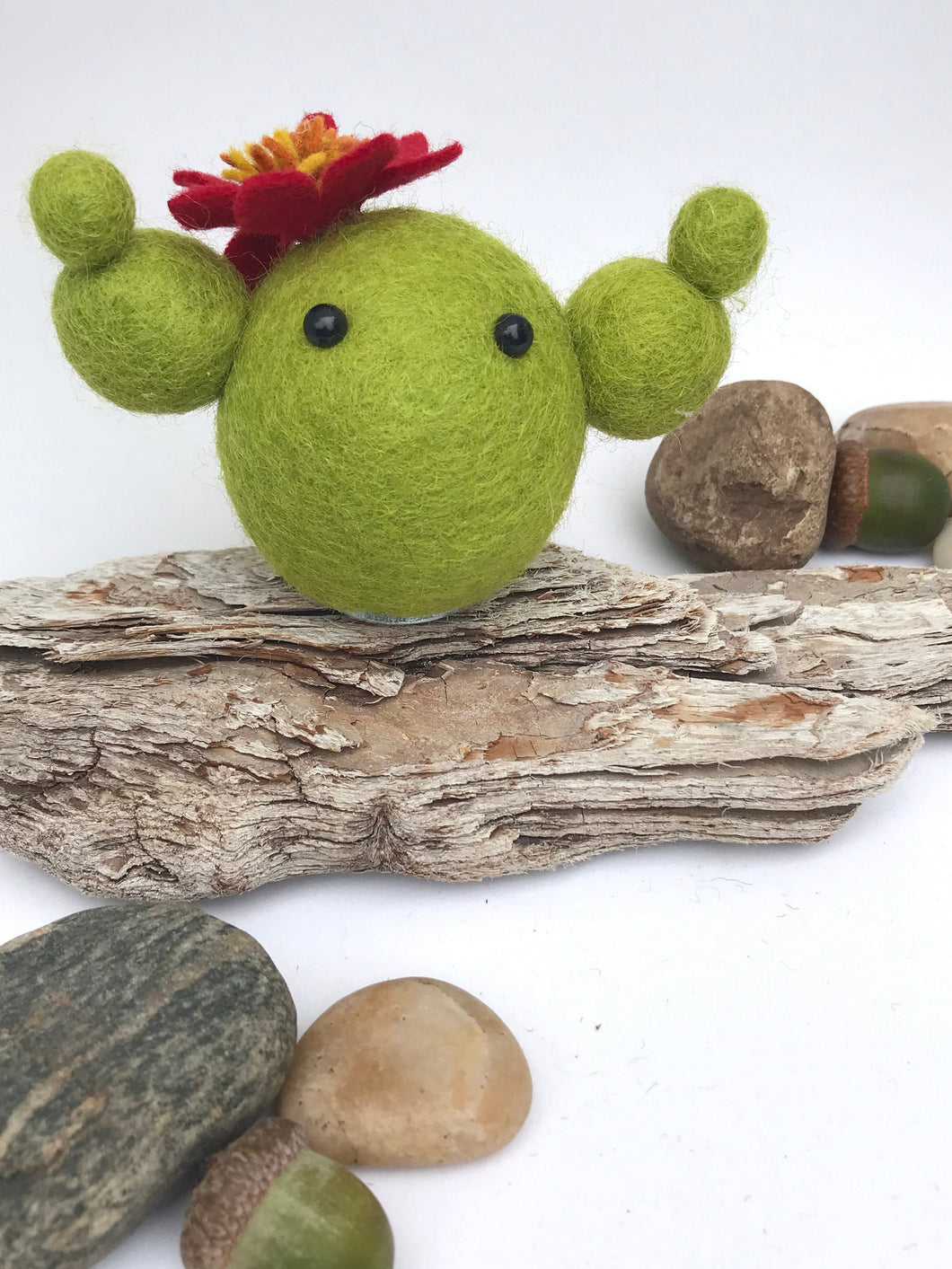 Felted Wool Strong Man Cactus