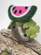 Load image into Gallery viewer, Felted Wool Stone Softie - Watermelon Patch
